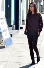 JAMIE CHUNG Walks Her Dog in Los Angeles 12/01/2015