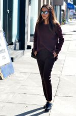 JAMIE CHUNG Walks Her Dog in Los Angeles 12/01/2015