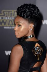 JANELLE MONAE at Star Wars: Episode VII – The Force Awakens Premiere in Hollywood 12/14/2015