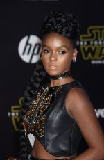 JANELLE MONAE at Star Wars: Episode VII – The Force Awakens Premiere in Hollywood 12/14/2015