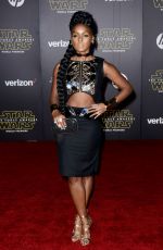 JANELLE MONAE at Star Wars: Episode VII – The Force Awakens Premiere in Hollywood 12/14/2015