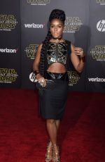JANELLE MONAE at Star Wars: Episode VII – The Force Awakens Premiere in Hollywood 12/14/2015