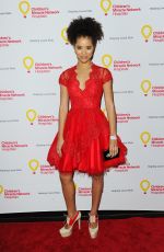 JASMIN SAVOY at Children’s Miracle Network Hospital’s Winter Wonterland Ball in Hollywood 12/12/2015
