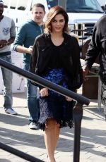 JENNA DEWAN on the Set of Extra in West Hollywood 11/30/2015