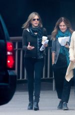 JENNIFER ANISTON Leaves The Yellow Bird Movie Set in Atlanta 12/13/2015