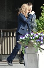 JENNIFER ANISTON on the Set of The Yellow Bird Movie in Atlanta 12/12/2015