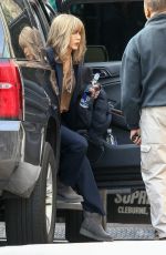 JENNIFER ANISTON on the Set of The Yellow Bird Movie in Atlanta 12/12/2015