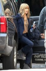 JENNIFER ANISTON on the Set of The Yellow Bird Movie in Atlanta 12/12/2015