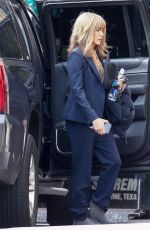 JENNIFER ANISTON on the Set of The Yellow Bird Movie in Atlanta 12/12/2015