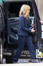 JENNIFER ANISTON on the Set of The Yellow Bird Movie in Atlanta 12/12/2015