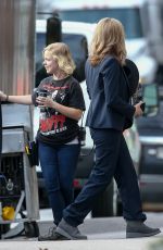 JENNIFER ANISTON on the Set of The Yellow Bird Movie in Atlanta 12/12/2015