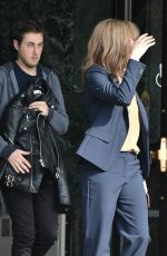 JENNIFER ANISTON on the Set of The Yellow Bird Movie in Atlanta 12/12/2015