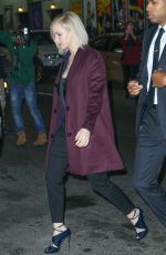JENNIFER LAWRENCE Arrives at The Late Show with Stephen Colbert in New York 12/14/2015