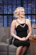 JENNIFER LAWRENCE at Late Night with Seth Meyers in New York 12/15/2015