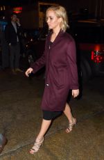 JENNIFER LAWRENCE at Pego Club Restaurant in New York 12/15/2015