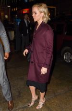JENNIFER LAWRENCE at Pego Club Restaurant in New York 12/15/2015