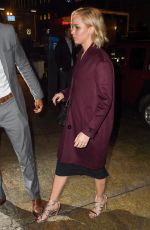 JENNIFER LAWRENCE at Pego Club Restaurant in New York 12/15/2015