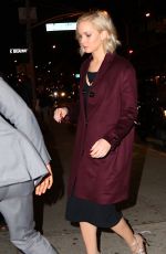 JENNIFER LAWRENCE at Pego Club Restaurant in New York 12/15/2015