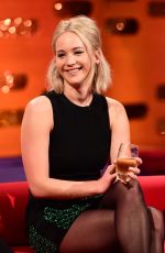 JENNIFER LAWRENCE at The Graham Norton Show in London 12/17/2015