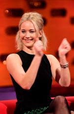 JENNIFER LAWRENCE at The Graham Norton Show in London 12/17/2015