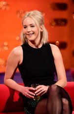 JENNIFER LAWRENCE at The Graham Norton Show in London 12/17/2015