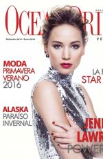 JENNIFER LAWRENCE in Ocean Drive Magazine, Venezuela December/January 2015/2015 Issue