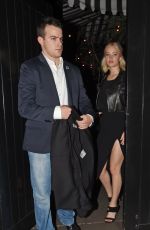 JENNIFER LAWRENCE Leaves Chiltern Firehouse in London 12/17/2015