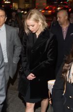 JENNIFER LAWRENCE Leaves DGA Theater in New York 12/12/2015