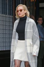 JENNIFER LAWRENCE Leaves Her Hotel in New York 12/13/2015