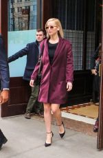 JENNIFER LAWRENCE Leaves Her Hotel in New York 12/14/2015