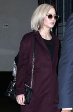 JENNIFER LAWRENCE Leaves Her Hotel in New York 12/14/2015