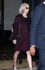 JENNIFER LAWRENCE Leaves Her Hotel in New York 12/14/2015