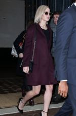 JENNIFER LAWRENCE Leaves Her Hotel in New York 12/14/2015