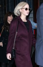 JENNIFER LAWRENCE Leaves Her Hotel in New York 12/14/2015