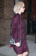 JENNIFER LAWRENCE Leaves Her Hotel in New York 12/14/2015