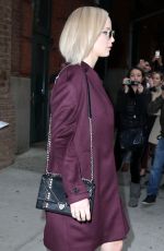 JENNIFER LAWRENCE Leaves Her Hotel in New York 12/14/2015