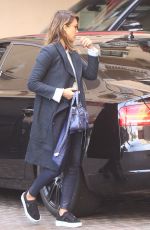 JESSIA ALBA Arrives at Montage Hotel in Beverly Hills 