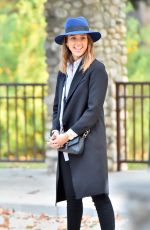 JESSICA ALBA at a Park in Beverly Hills 11/30/2015