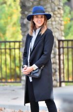 JESSICA ALBA at a Park in Beverly Hills 11/30/2015