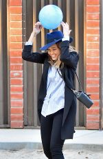 JESSICA ALBA at a Park in Beverly Hills 11/30/2015