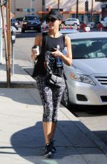 JESSICA ALBA in Tight Leggings Out in West Hollywood 12/01/2015
