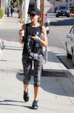 JESSICA ALBA in Tight Leggings Out in West Hollywood 12/01/2015