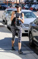 JESSICA ALBA in Tight Leggings Out in West Hollywood 12/01/2015