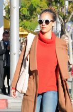 JESSICA ALBA Out and About in Beverly Hills 12/23/2015