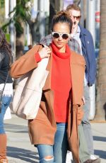 JESSICA ALBA Out and About in Beverly Hills 12/23/2015