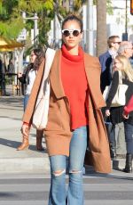 JESSICA ALBA Out and About in Beverly Hills 12/23/2015