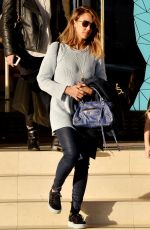 JESSICA ALBA Out for Shopping in Beverly Hills 12/20/2015