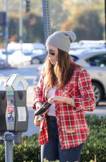 JESSICA BIEL Out and About in West Hollywood 12/17/2015