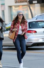JESSICA BIEL Out and About in West Hollywood 12/17/2015