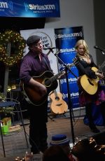 JEWEL KILCHER at SiriusXM Acoustic Christmas with Jewel and Shawn Mullins in Nashville 12/14/2015